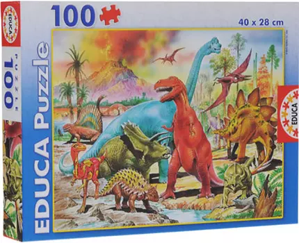 Puzzle Динозавры (100 деталей)