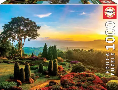 Puzzle Красивый сад (1000 деталей)