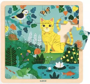 Puzzle Лили (деревянный, 16 элементов)