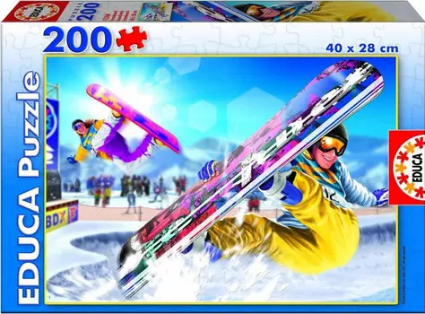Puzzle Сноубординг (200 деталей)