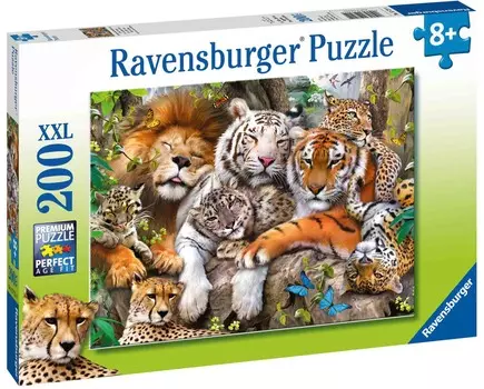 Puzzle Сон больших кошек (200 элементов)