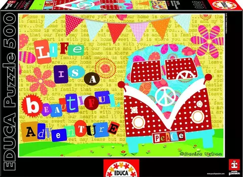 Puzzle Жизнь – это прекрасное приключение (500 деталей)