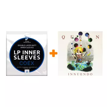 QUEEN Innuendo 2LP + Конверты внутренние COEX для грампластинок 12" 25шт Набор