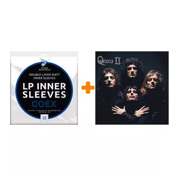 QUEEN Queen II LP + Конверты внутренние COEX для грампластинок 12" 25шт Набор