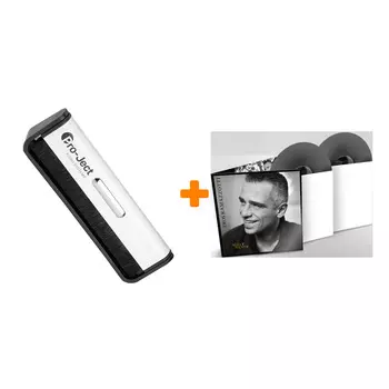 RAMAZZOTTI EROS Alas Y Raices Spanish Version Coloured Grey Vinyl 2LP + Щетка для LP Brush It Набор