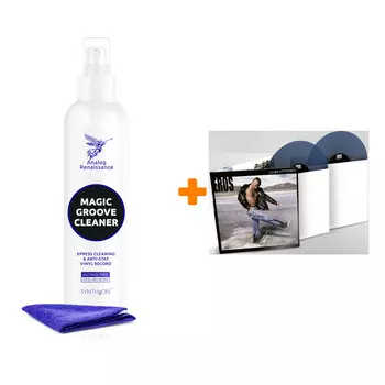 RAMAZZOTTI EROS Calma Apparente Italian Version Clear Vinyl 2LP + Спрей для очистки LP с микрофиброй 250мл Набор