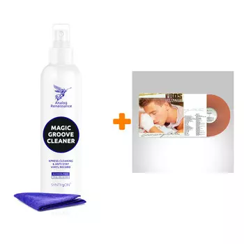 RAMAZZOTTI EROS Cuori Agitati Italian Version Coloured Orange Vinyl LP + Спрей для очистки LP с микрофиброй 250мл Набор