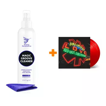 RED HOT CHILI PEPPERS Unlimited Love Coloured Red Vinyl 2LP + Спрей для очистки LP с микрофиброй 250мл Набор