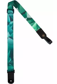 Ремень для укулеле Flight S35 Poly – принт Геометрия (зелёный)