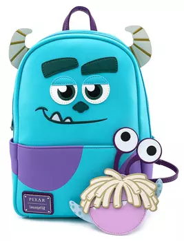 Рюкзак Disney Monsters Inc: Sully With Boo Coin Pouch Mini