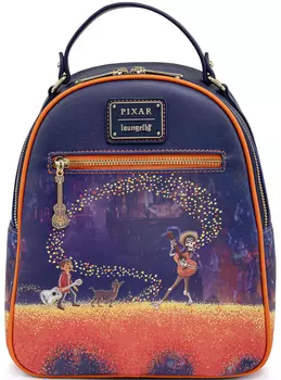 Рюкзак Loungefly Pixar Coco: Marigold Bridge Mini