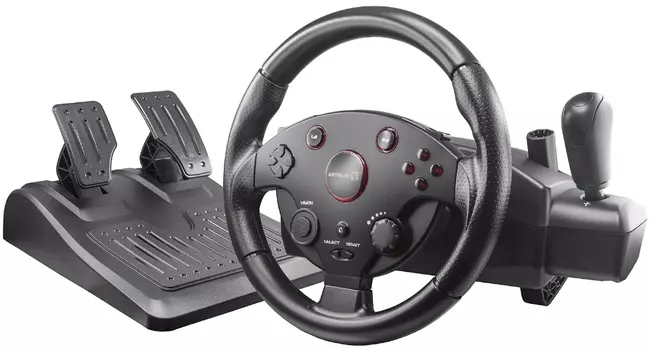 Руль Artplays Street Racing Wheel Turbo C900 для PS4 (совместим с PS3, ПК, Xbox One, Xbox 360)