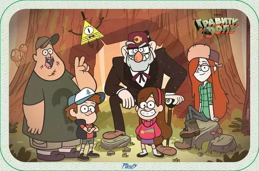 Салфетка сервировочная Гравити Фолз в ассортименте 1 (42x27 см)