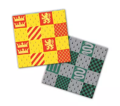 Салфетки бумажные Harry Potter Паттерн (трехслойные желтые 33x33см, 20 шт)