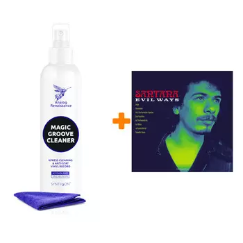 SANTANA Evil Ways Coloured Yellow Vinyl LP + Спрей для очистки LP с микрофиброй 250мл Набор