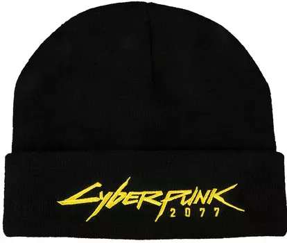 Шапка Cyberpunk 2077: Logo (черная)