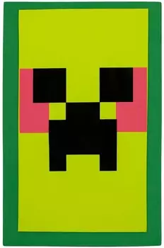 Щит 8Бит пиксельный зеленый (54 см)