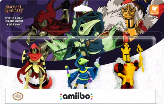 Shovel Knight: Комплект интерактивных фигурок amiibo – Shovel Knight Treasure Trove