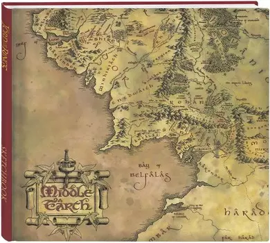 Скетчбук The Lord Of The Rings: Карта Средиземья (48 листов)
