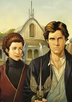 Скетчбук Звёздные войны: Хан и Лея – Кореллианская готика [на пружине] (А5, 64 страницы)