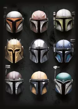 Скетчбук Звёздные войны: Шлемы мандалорцев на скрепке (А6 32 страницы)