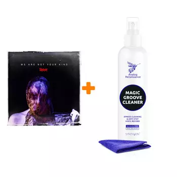 SLIPKNOT We Are Not Your Kind 2LP + Спрей для очистки LP с микрофиброй 250мл Набор