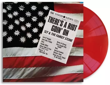 Sly &amp; The Family Stone – There's A Riot Goin' On. Coloured Red Vinyl (LP)