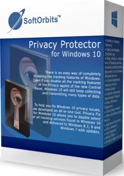 SoftOrbits Privacy Protector for Windows 10 (Отключение слежки для Windows 10) [Цифровая версия] (Цифровая версия)