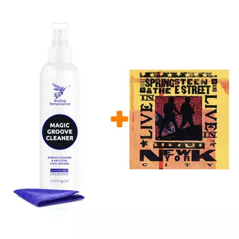 SPRINGSTEEN BRUCE &amp; THE E STREET BAND Live In New York City 3LP + Спрей для очистки LP с микрофиброй 250мл Набор