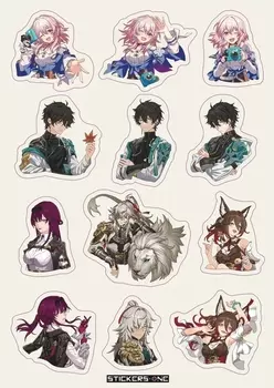 Стикерпак Honkai #1