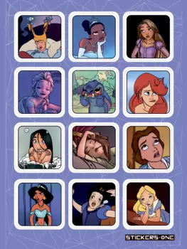 Стикерпак Stranger Disney