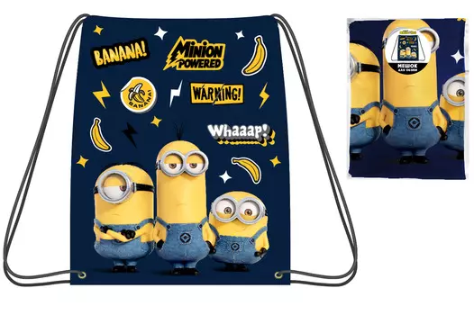 Сумка для сменной обуви – Миньоны (синий)