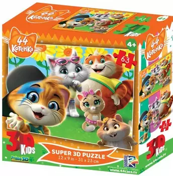 Super 3D Puzzle: 44 котенка. Сюжет 2