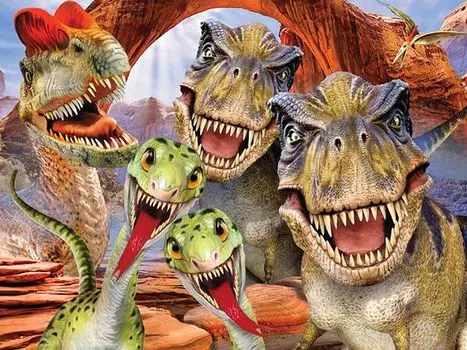 Super 3D Puzzle: Дино селфи – Dino Selfie (500 элементов)