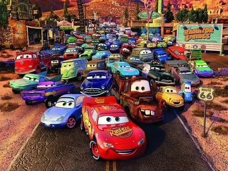 Super 3D Puzzle: Disney – Тачки (100 элементов)