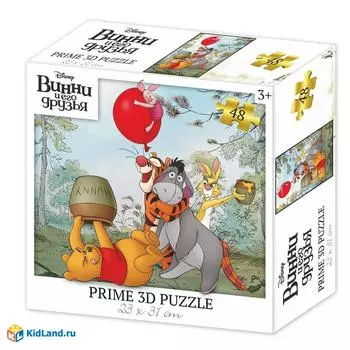 Super 3D Puzzle: Disney Винни и его друзья (48 элементов)