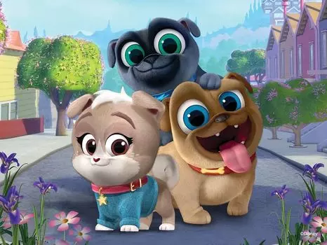 Super 3D Puzzle: Дружные мопсы (100 элементов)