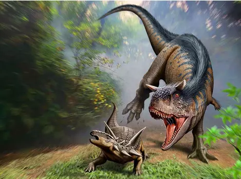 Super 3D Puzzle: Карнотавр против антарктопельты