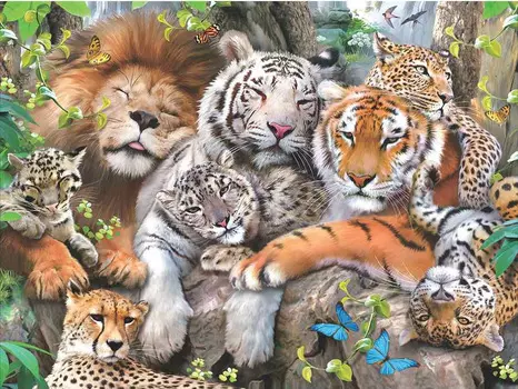 Super 3D Puzzle: Кошачий сон