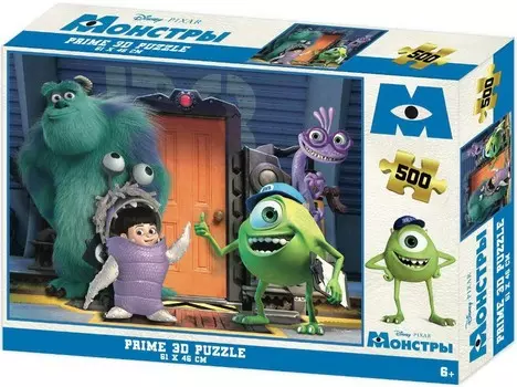 Super 3D Puzzle: Монстры (500 элементов)