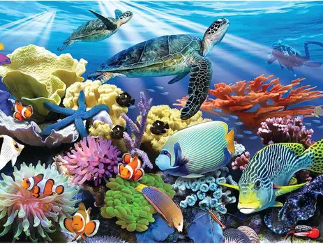 Super 3D Puzzle: Жизнь на рифе