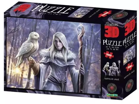 Super 3D Puzzle: Зимняя сова