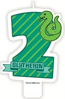 Свеча для торта Harry Potter: Chibi – Цифра 2 (с рисунком в блистере)