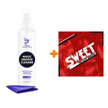 SWEET The Lost Singles Coloured Red Vinyl 2LP + Спрей для очистки LP с микрофиброй 250мл Набор