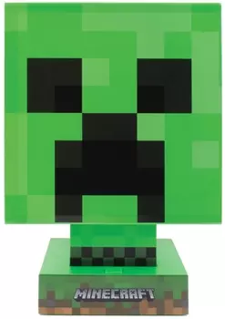 Светильник Minecraft: Creeper Icon