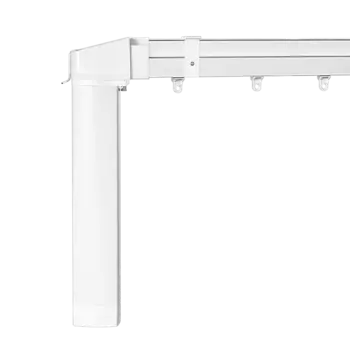 Телескопический карниз для умных штор Aqara / без двигателя Curtain Controller (2,4 м – 4,5 м) (ZNCLDJ11LM)