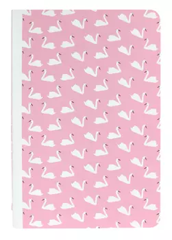 Тетрадь Лебеди А5 в точку