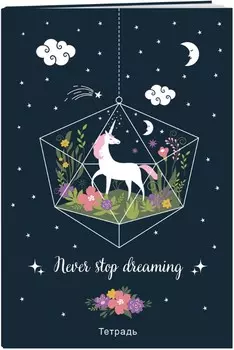 Тетрадь Never Stop Dreaming! (48 листов, А5)