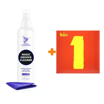 THE BEATLES One Remixed & Remastered 2LP + Спрей для очистки LP с микрофиброй 250мл Набор