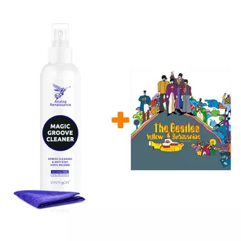 THE BEATLES Yellow Submarine Original Recording Remastered LP + Спрей для очистки LP с микрофиброй 250мл Набор